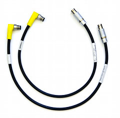 Adapter cable set for M12 components